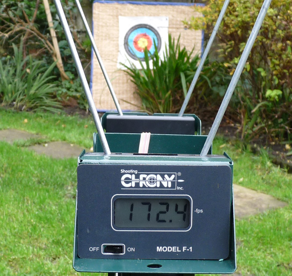 SPEED TESTING Measuring the arrow speed of bows and longbows using a chronometer